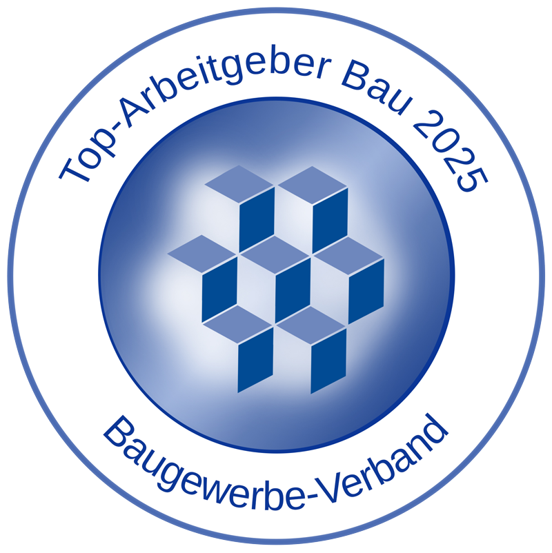 Siegel Top-Arbeitgeber Bau 2025