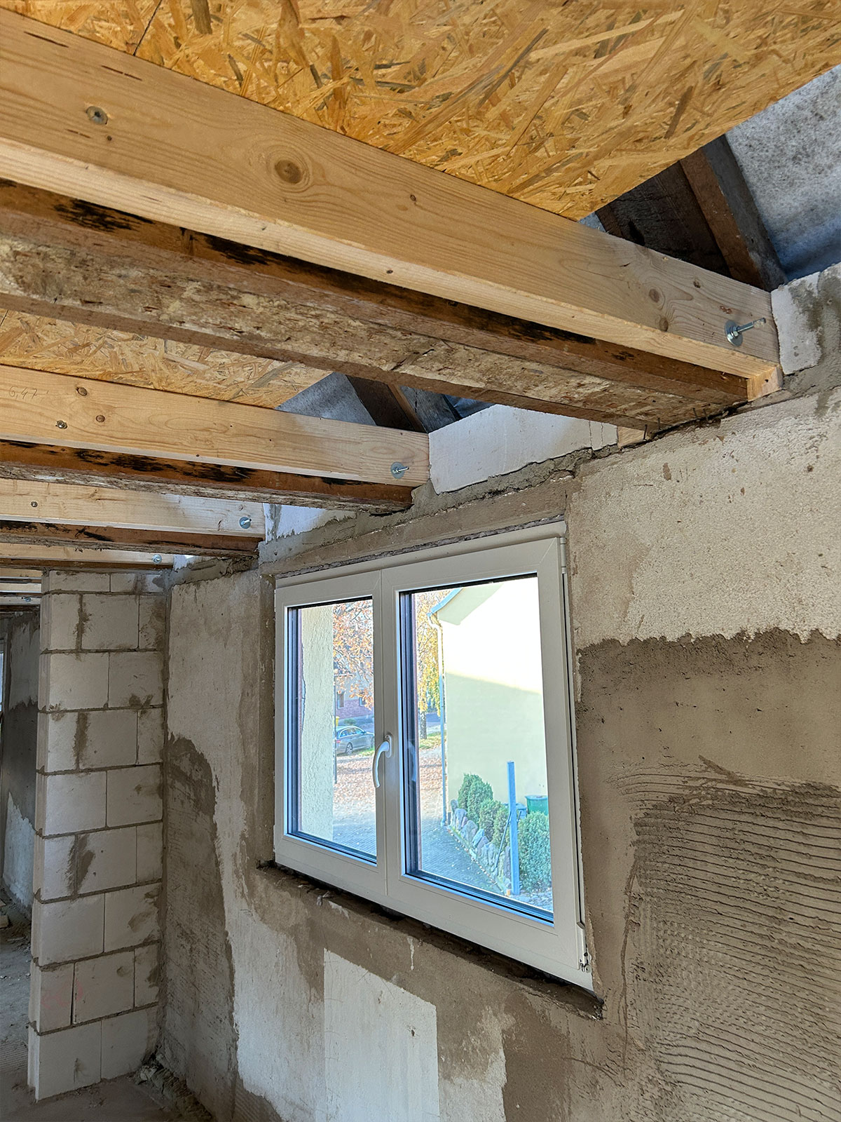 Statische Ertüchtigung einer Holzbalkendecke